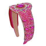 Baroque Palace Style Heavy Industries Full Diamond Hair Hoops Female - V.I.P Digital Presence