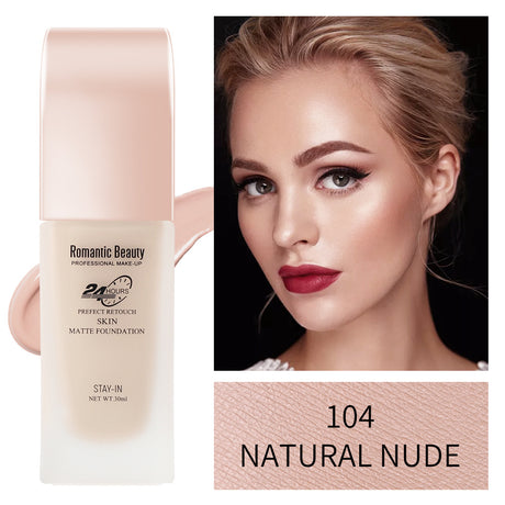 Romantic Beauty 30ml Long-Lasting Oil Control Non-Removal Foundation Concealer And Moisturizer Makeup Foundation - V.I.P Digital Presence