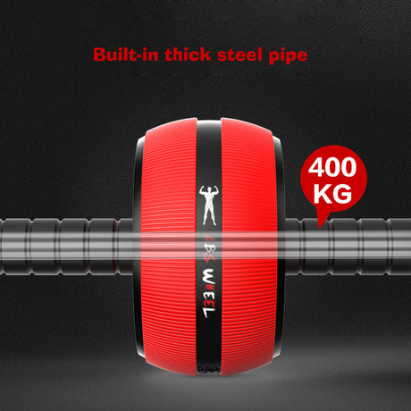 Silent TPR Abdominal Wheel Roller Trainer Fitness Equipment Gym Home Exercise Body Building Ab roller Belly Core Trainer - V.I.P Digital Presence