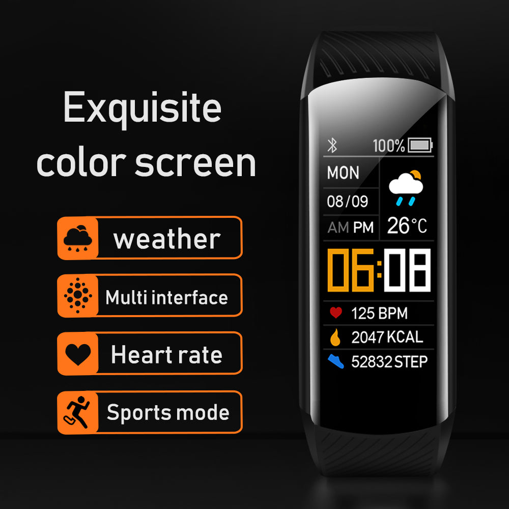 C5S Smart Bracelet Sports Pedometer Heart Rate Blood Pressure Blood Oxygen Health Monitoring Sports Bracelet - V.I.P Digital Presence