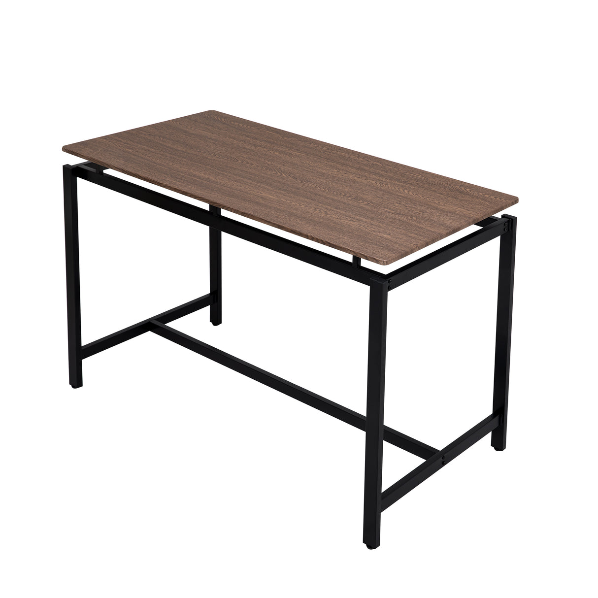 TREXM 5-piece compact bar table with table and stool - modern industrial design (dark brown) - V.I.P Digital Presence