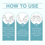 Braces Cleansing Mousse, Teeth And Mouth Fresher Corrector Gentle Cleansing Foam - V.I.P Digital Presence