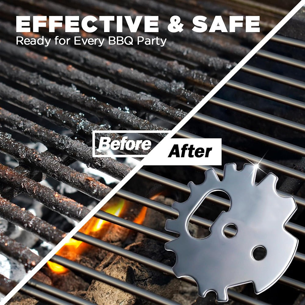 Kitchen small tools barbecue cleaner multifunctional bottle opener barbecue rack cleaning scraper cleaning scraper - V.I.P Digital Presence