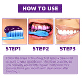 Purple Brightening White Toothpaste, Cleaning Stains Fresh Breath Brightening And Whitening Teeth Toothpaste - V.I.P Digital Presence