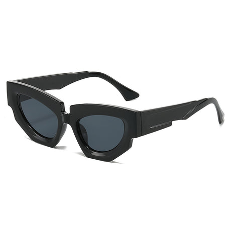 New Personalized Fashion Cat Eye Sunglasses Instagram Trendy Irregular Water Chestnut Hip Simple Leisure Street Photography Sunglasses - V.I.P Digital Presence