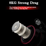 New Fishing Reels 1000-7000 Metal Spool 8kg Drag Power 5.2:1 Gear Ratio Spinning Reel Carp Fishing Reels For Saltwater Sea - V.I.P Digital Presence