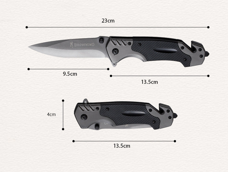 Folding Knife Stainless Steel High Hardness Outdoor Knife Pocket Knife Fishing Knife Defense Military Knife Camping Folding Knife - V.I.P Digital Presence