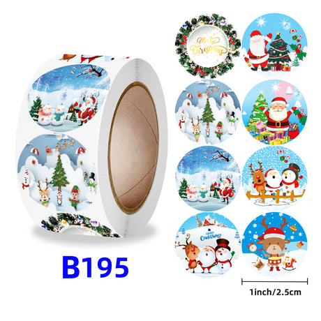 Christmas gift stickers decorative sealing sticker Merry Christmas Reward Self-adhesive labels Children's Day party - V.I.P Digital Presence