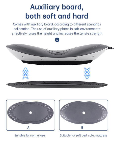 Waist Massager Lumbar Traction Inflatable Hot Compress Back Cervical Stretcher Massage Air Pressure Reduce Relief Pain - V.I.P Digital Presence