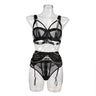 New Mesh Perspective Temptation Metal Chain Interwoven Splicing Hollow Bra Sexy Sex Underwear - V.I.P Digital Presence