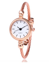 Women's Watches Bracelet Style Opening Simple Retro Art Fashion Watches Women's Fashion Quartz Watch Relogio Feminino（Rose gold belt） - V.I.P Digital Presence