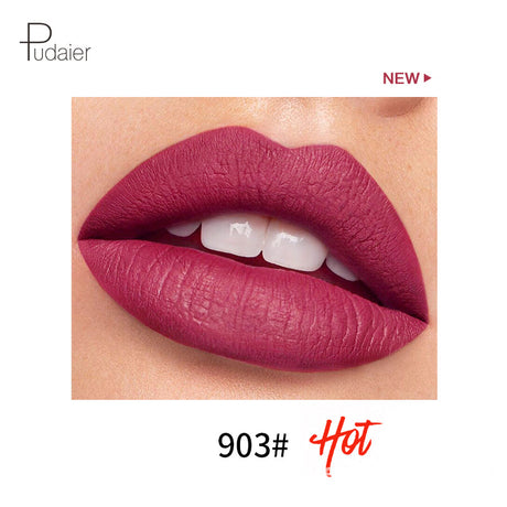 Pudaier 18 Color Mini Capsule Lip Glaze Velvet Fog Color Non-Stick Cup Smooth Matte - V.I.P Digital Presence