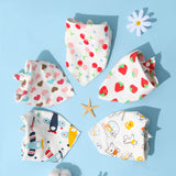 Toalla babeante para bebé, toalla triangular para bebé, doble capa, según la hebilla, pañuelo babero para recién nacidos. 