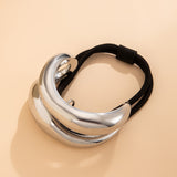 Retro double-layer curved elastic hair accessory Hairpin irregular temperament hair - V.I.P Digital Presence