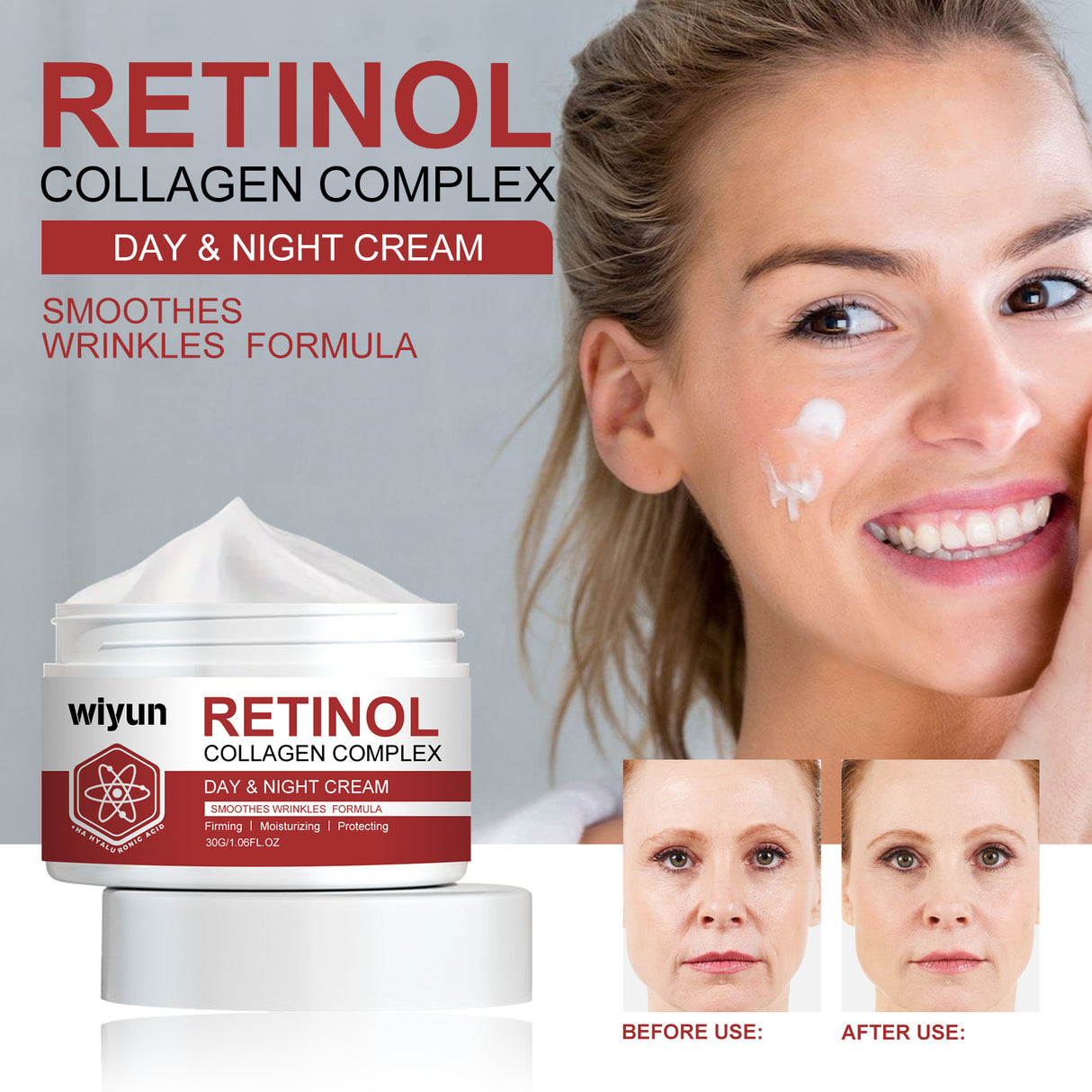 Retinol Whitening Fine Line Cream Moisturizing, Whitening, Firming, Moisturizing And Deep Hydrating Cream - V.I.P Digital Presence
