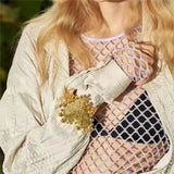European and American niche design retro gold big love open wide metal bracelet light luxury high-end exquisite bracelet - V.I.P Digital Presence