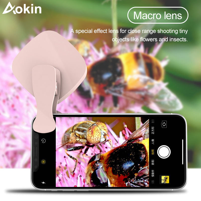 Selfie Ring Light with HD 3 in 1 Fisheye Wide Angle Macro Lens Flash Led Camera Phone Photography for iPhone Samsung Lens - V.I.P Digital Presence