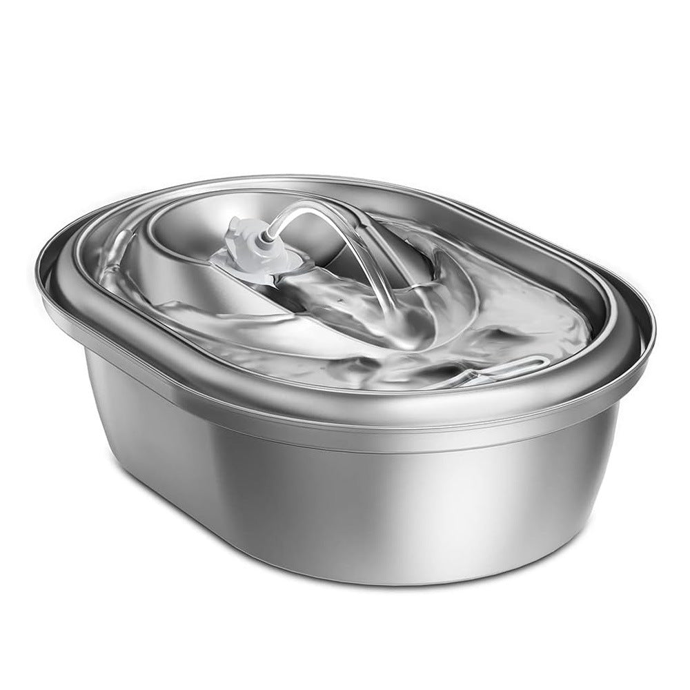 Stainless Steel Smart Pet Water Dispenser with Automatic Circulation and Filtration, Large Capacity Feeder for Cats and Dogs - V.I.P Digital Presence