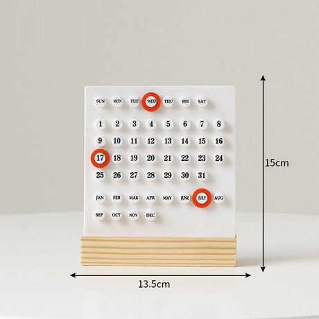 Creative high aesthetic ring calendar 2023 perpetual calendar desk calendar personalized office desktop decoration ornaments sho - V.I.P Digital Presence
