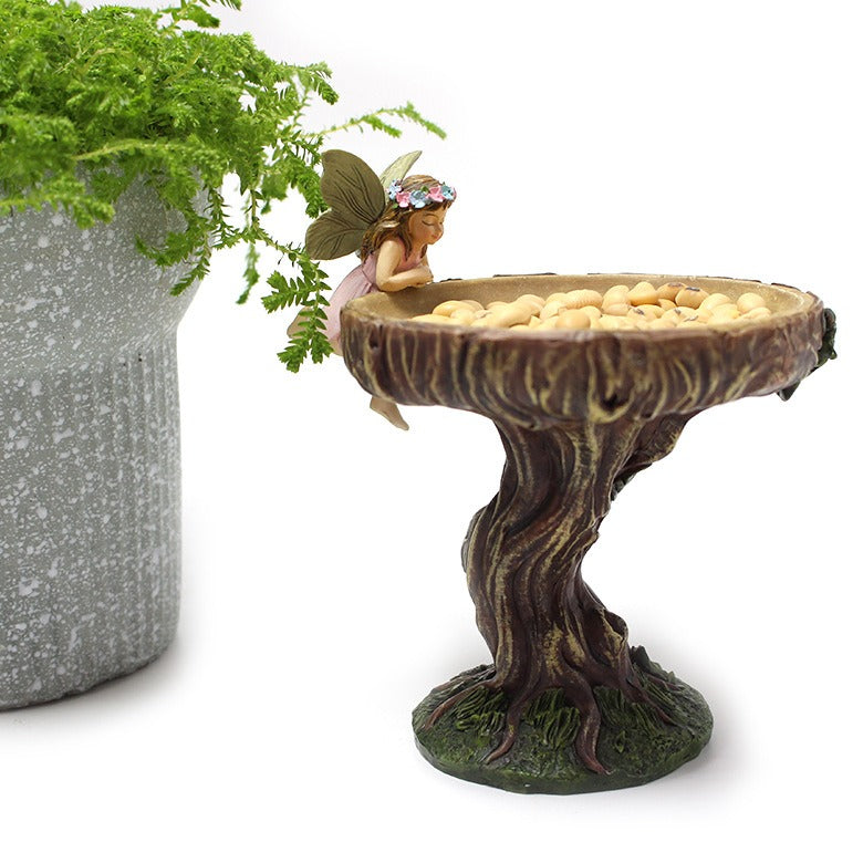 Flower Fairy Bird Feed Ornament Resin Garden Fairy Ornament Bird Feed Ornament - V.I.P Digital Presence