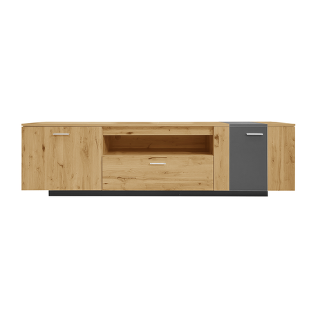 70 inch modern TV stand with 3 cabinets and drawers, entertainment center can accommodate TVs under 80 inches - V.I.P Digital Presence