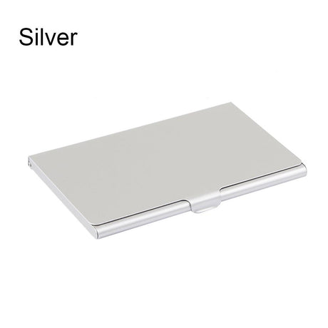 Creative business card case stainless steel Aluminum Holder Metal Box Cover Credit Men business card holder card metal Wallet - V.I.P Digital Presence