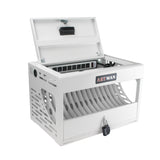 16 Bay Charging Cabinet for Laptop Chromebook Locking Charging Station-WHITE - V.I.P Digital Presence