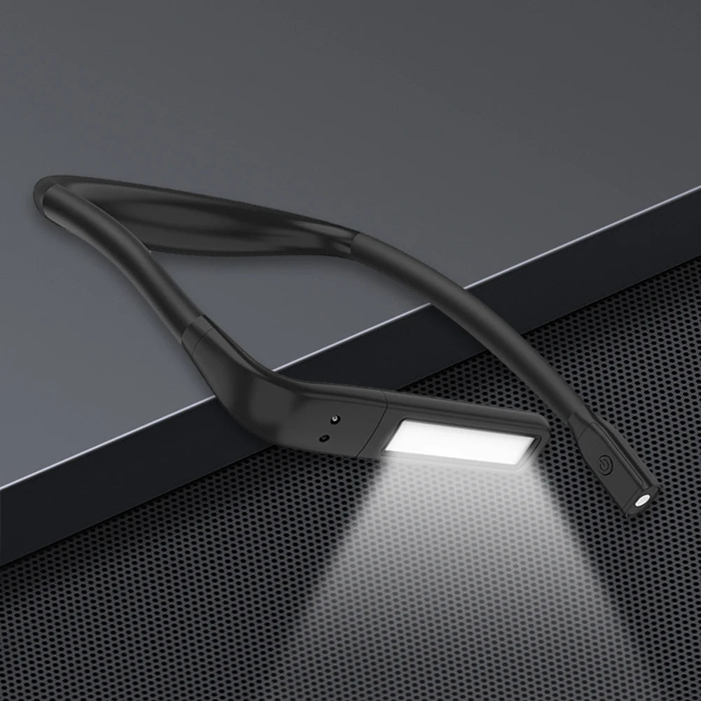 Neck Reading Light Book Lights Reading in Bed Bendable Long Lasting Portable USB Rechargeable Novelty Flexible LED Book Lighting - V.I.P Digital Presence
