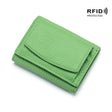 Small wallet women's genuine leather Japanese style fabric RFID coin bag wallet mini wallet short - V.I.P Digital Presence