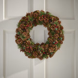 *CLEARANCE SALE* 18.5'' PINE CONE WREATH - V.I.P Digital Presence