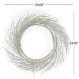 24" PAPER WREATH WITH LED LIGHT - V.I.P Digital Presence