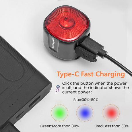 Bicycle Smart Brake Tail Light MTB Road Bike Auto Brake Sensing Light SB Rechargeable IPX6 Waterproof LED Warning Rear Lamp - V.I.P Digital Presence