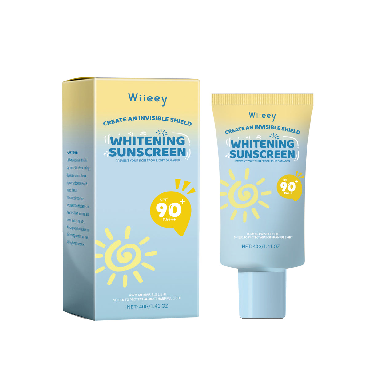 Whitening Sunscreen, Daily Moisturizing Skin Isolation And Protection Cream - V.I.P Digital Presence