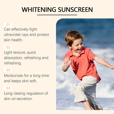 Whitening Sunscreen, Daily Moisturizing Skin Isolation And Protection Cream - V.I.P Digital Presence