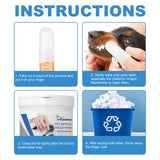 Pet Dental Finger Wipes, Bad Breath Tartar Teeth Yellow Dog Clean Mouth Care Finger Cover - V.I.P Digital Presence