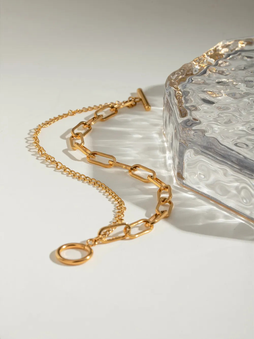 18K Gold-Plated Stainless Steel Chain Bracelet - V.I.P Digital Presence
