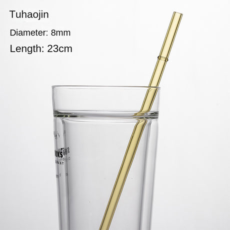 Eco-Friendly High Borosilicate Glass Straw Durable Heat-Resistant Starbucks Kids Straw 27cm Customized - V.I.P Digital Presence