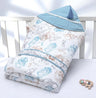 Newborn Baby Blanket Wrapper Cotton Spring Newborn Baby Quilt Double Layers Swaddle Wrap Cotton Baby Anti-shock Sleeping Bag