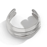 Ins exaggerated metal texture wide face bracelet with irregular personality for women Bracelet multi-layer - V.I.P Digital Presence