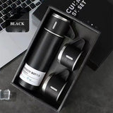 A cup of three-lid thermos cup portable fashion gift box set stainless steel cup - V.I.P Digital Presence