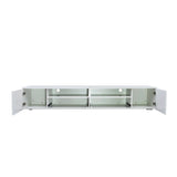 White TV Stand for Living Room Modern Entertainment Center Stand for TV Up to 90 Inch