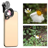 High-Definition Macro Flower Jewelry Lens Shooting Wide Angle Fisheye Telephoto Macro External Mobile Phone Lens - V.I.P Digital Presence