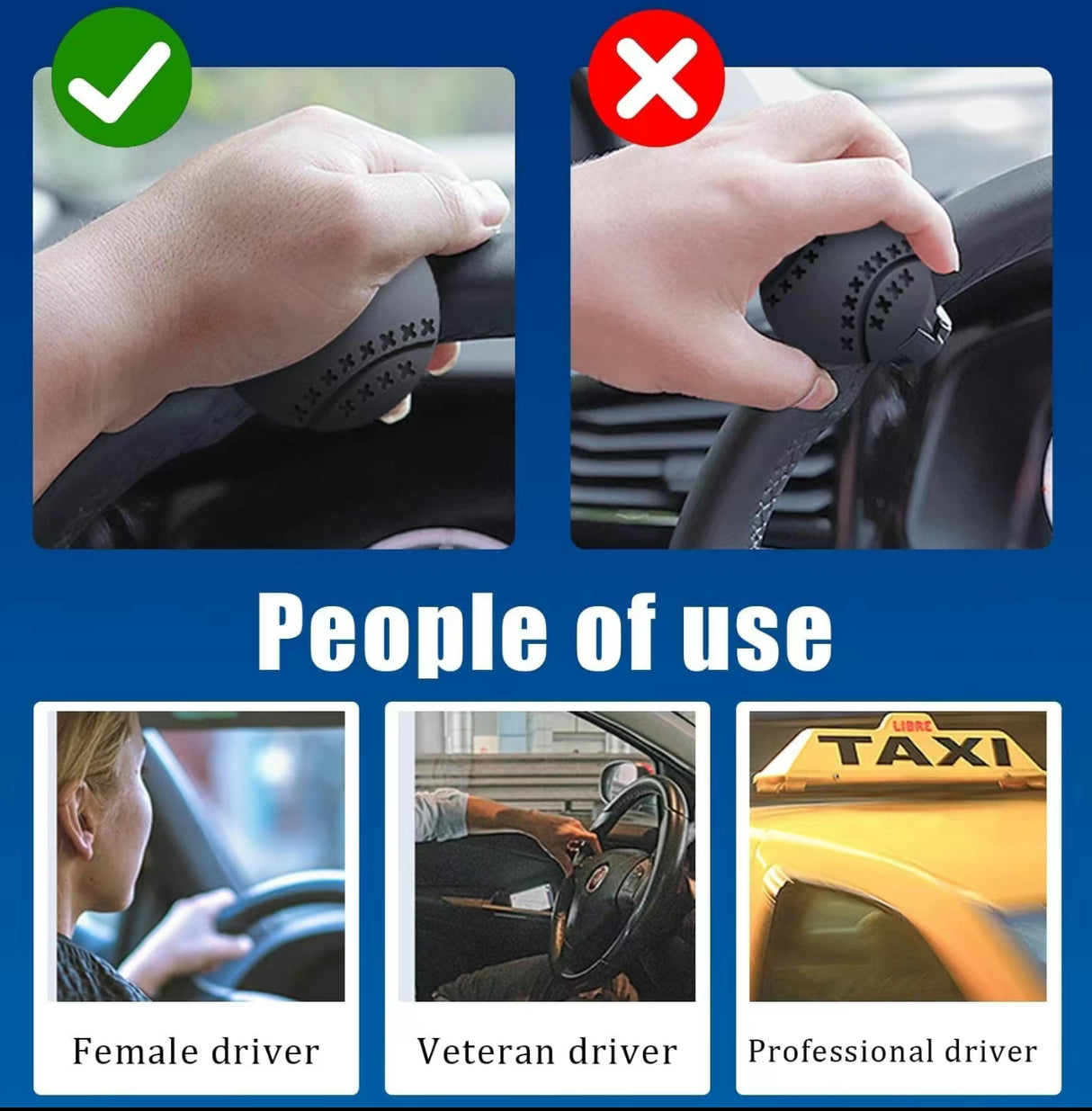 Spin Grip Steering Knob