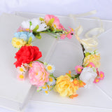 Simulated Chrysanthemum Flower Wreath, Starry Sky, Hibiscus Flower Wreath, Bridal Wedding Photography - V.I.P Digital Presence
