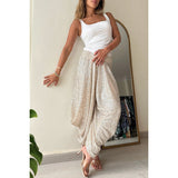 Loose sequin trousers INS elastic waist casual bloomers - V.I.P Digital Presence