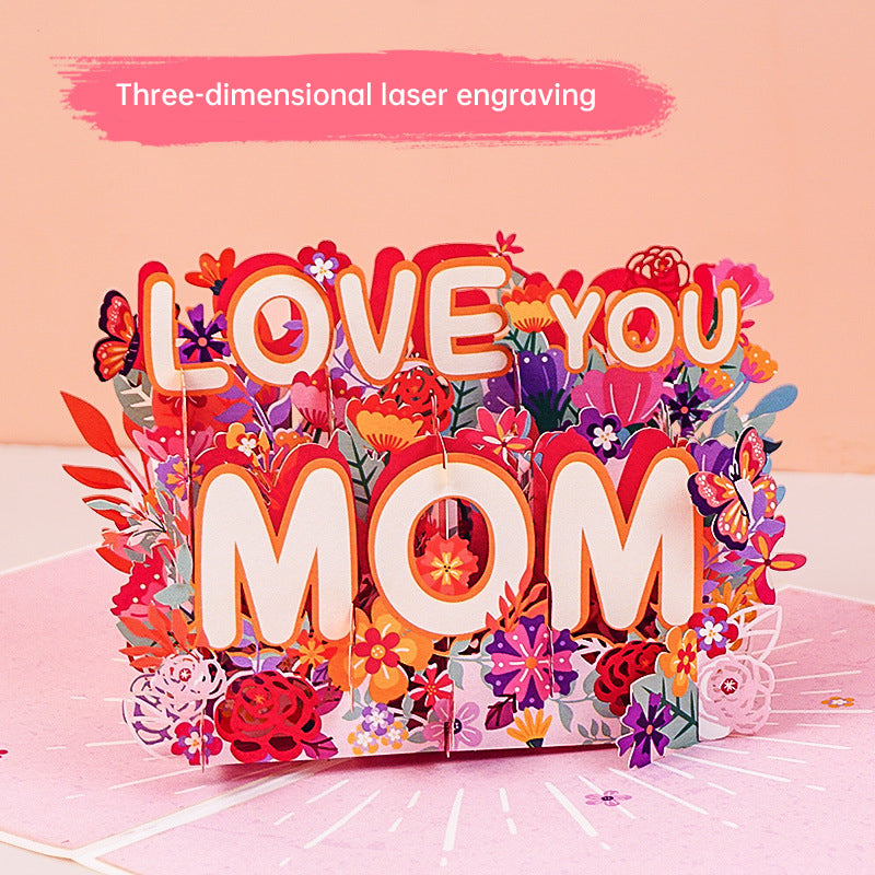 3D Paper-Cut Mother's Day Card: A Creative & Heartfelt Gift for Mom - V.I.P Digital Presence