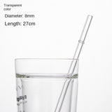Eco-Friendly High Borosilicate Glass Straw Durable Heat-Resistant Starbucks Kids Straw 27cm Customized - V.I.P Digital Presence