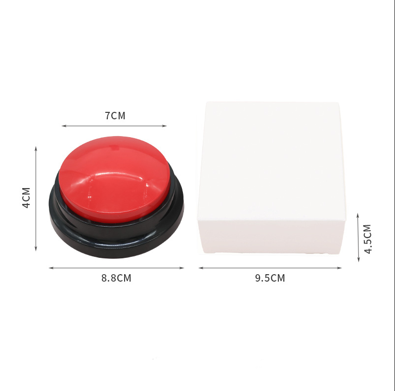 Dog Talking Button Pet Communication Key Sound Maker Cat Bell Toy Supplies Voice Recording Training Device - V.I.P Digital Presence