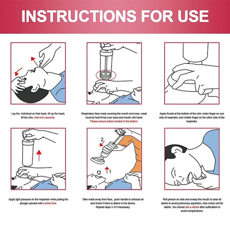 Respiratory trainer suffocation emergency airway assistance equipment - V.I.P Digital Presence