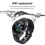 Reloj inteligente deportivo con Bluetooth para hombre y mujer, resistente al agua, con control del tiempo y pantalla táctil, compatible con Android, iOS y Samsung.